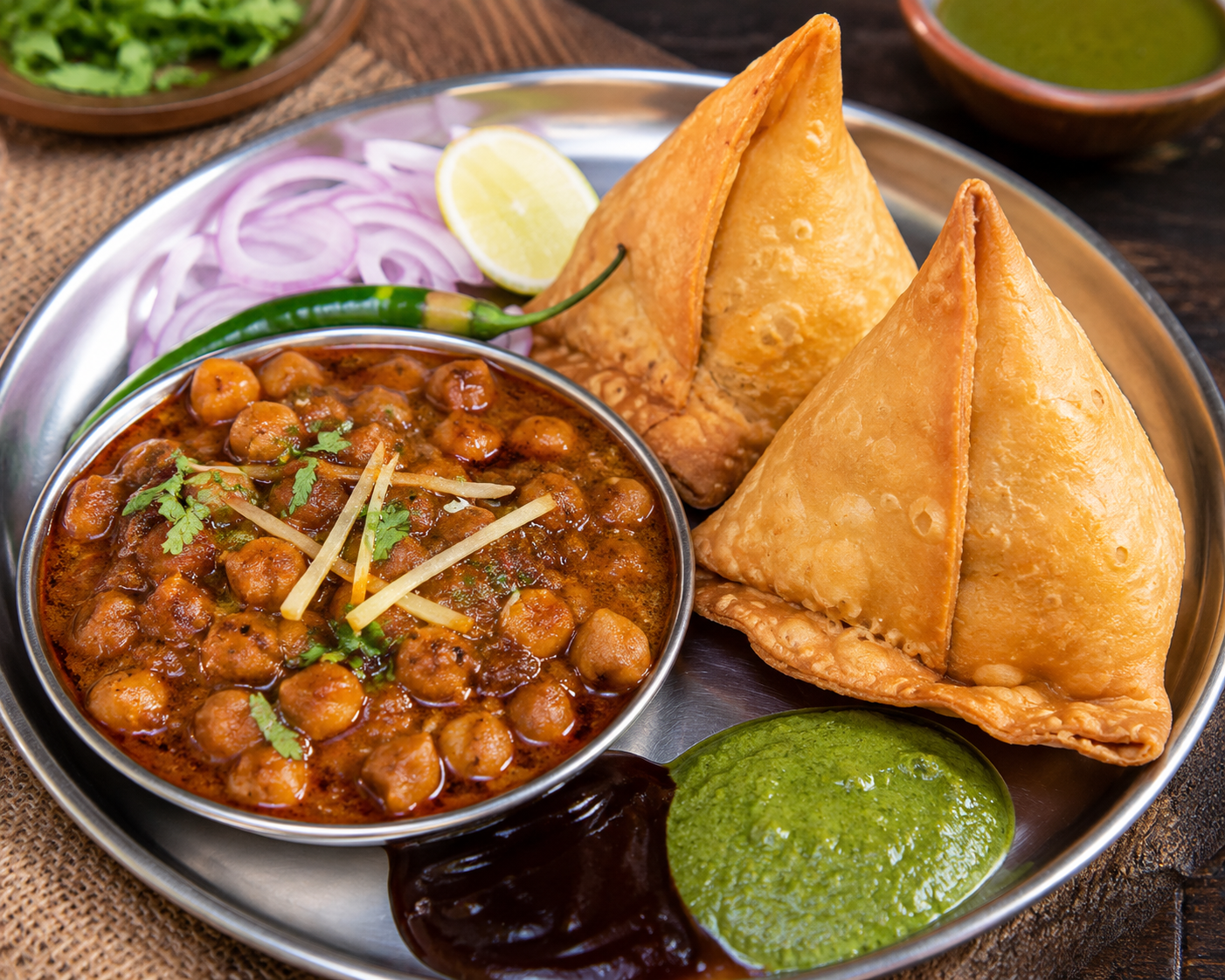 chefshipra special samose chhole