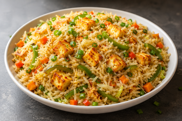 पनीर फ्राइड राइस बनाने की सरल विधि