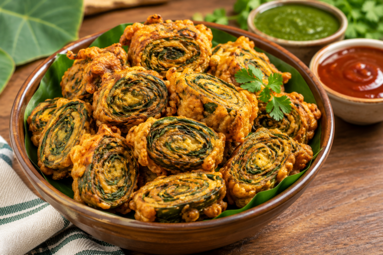 arbi ke pakode