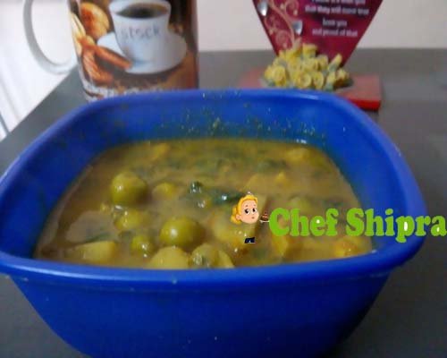 लज़ीज़ मशरूम मटर की सब्जी