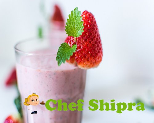 स्ट्रॉबेरी शेक बनाने की सरल विधि
