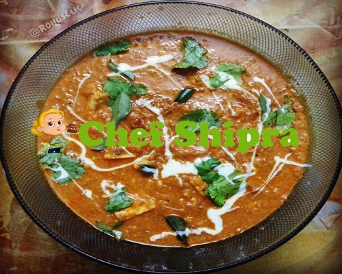 बटर पनीर बनाने की सरल विधि